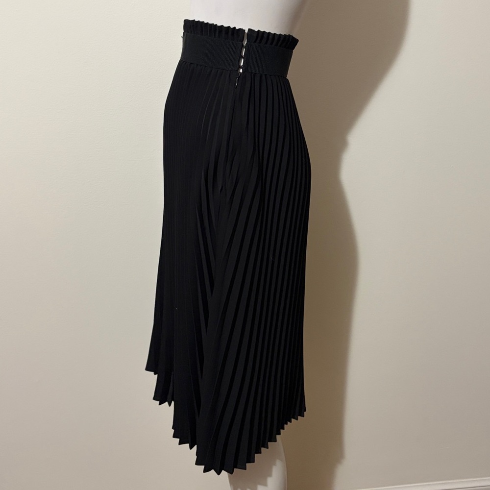 Babaton Black Midi Pleated Black Skirt Size XS - Picture 5 of 12
